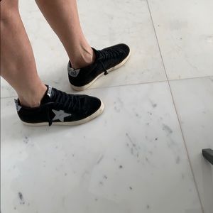 Authentic golden goose size 39 black suede